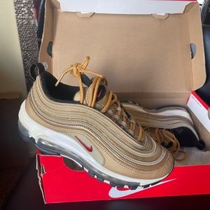 Air Max 97 OG QS GS Metallic Gold